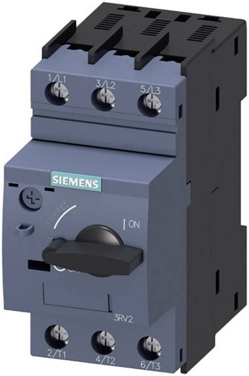 Produktbild: Siemens 3RV2011-1DA10 Leistungsschalter 1 St. Einstellbereich (Strom): 2.2 - 3.2 A Schaltspannung (max.): 690 V/AC (B x H x T) 45 x 97 x 97 mm