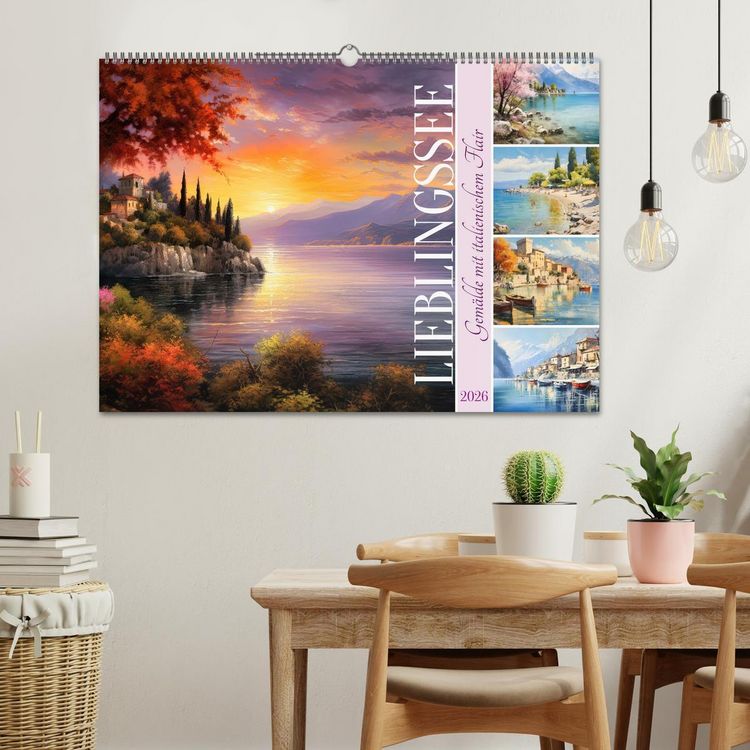 Produktbild: Lieblingssee (Wandkalender 2026 DIN A2 quer), CALVENDO Monatskalender