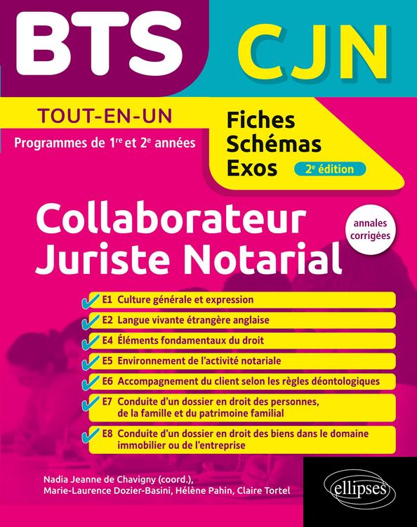 Produktbild: BTS Collaborateur juriste notarial