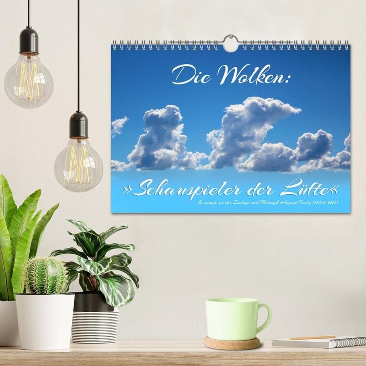 Produktbild: Die Wolken: "Schauspieler der L&uuml;fte" (Wandkalender 2026 DIN A4 quer), CALVENDO Monatskalender