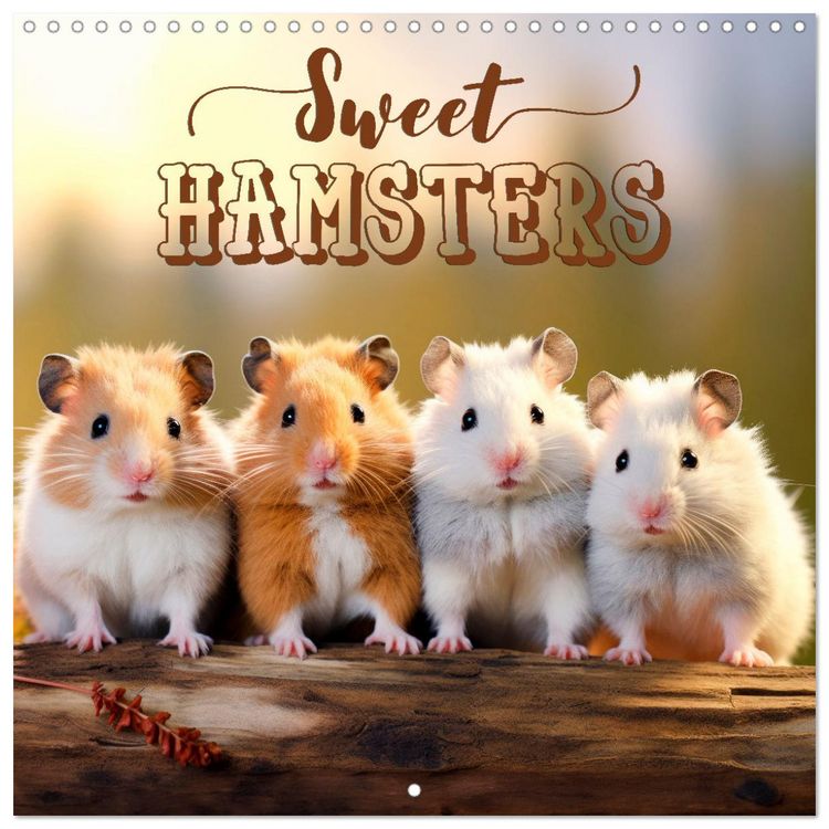 Produktbild: Sweet HAMSTERS (Wall Calendar 2026 12 &times; 12 Inch) CALVENDO 12 Month Wall Calendar
