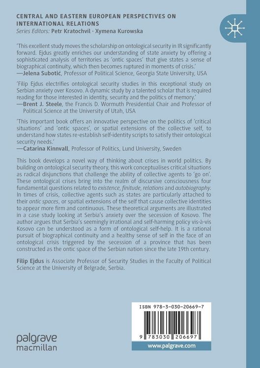 Produktbild: Crisis and Ontological Insecurity