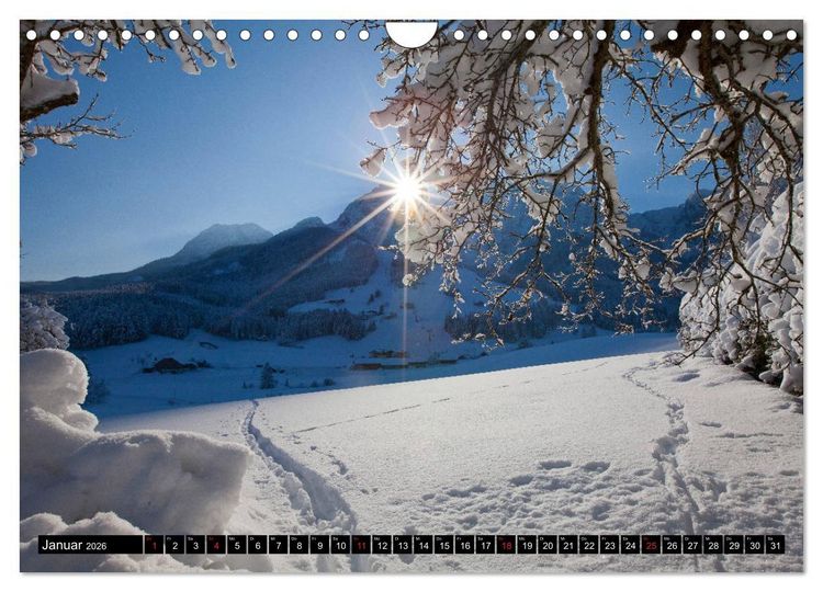 Produktbild: Abtenau im Lammertal (Wandkalender 2026 DIN A4 quer), CALVENDO Monatskalender
