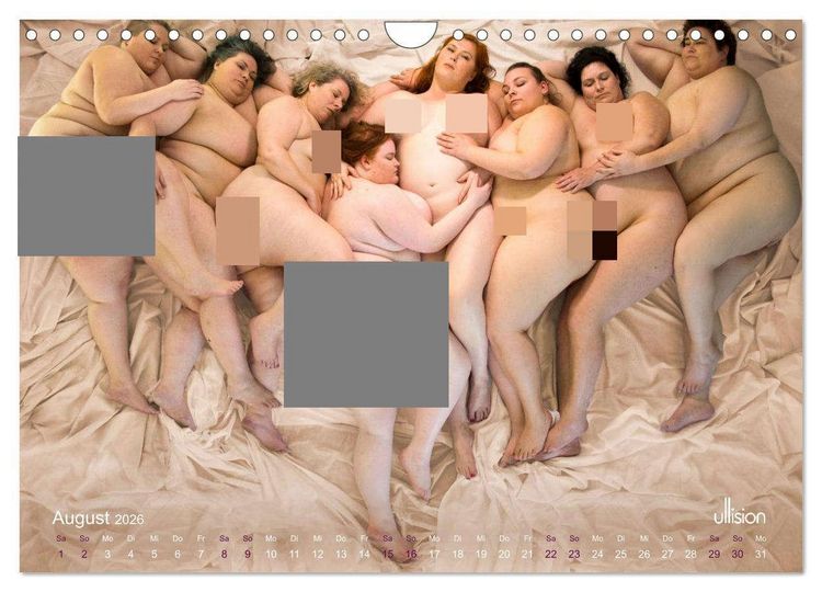 Produktbild: Kurvenstolz - Ode an die Weiblichkeit (Wandkalender 2026 DIN A4 quer), CALVENDO Monatskalender