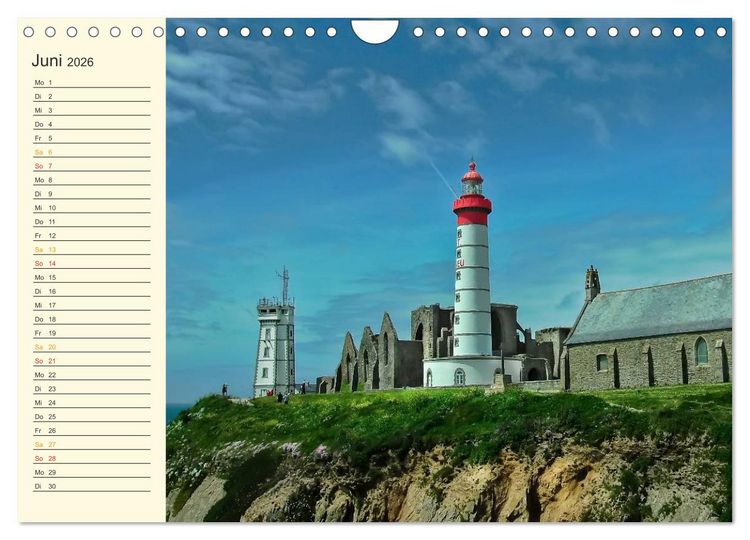 Produktbild: Leuchtt&uuml;rme - maritime Wegweiser weltweit (Wandkalender 2026 DIN A4 quer), CALVENDO Monatskalender