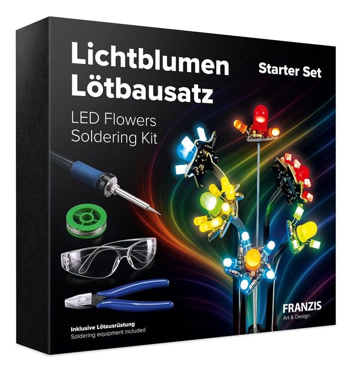 Produktbild: FRANZIS 67253 - Lichtblumen L&ouml;tbausatz: Starterset. Ab 14 Jahren.