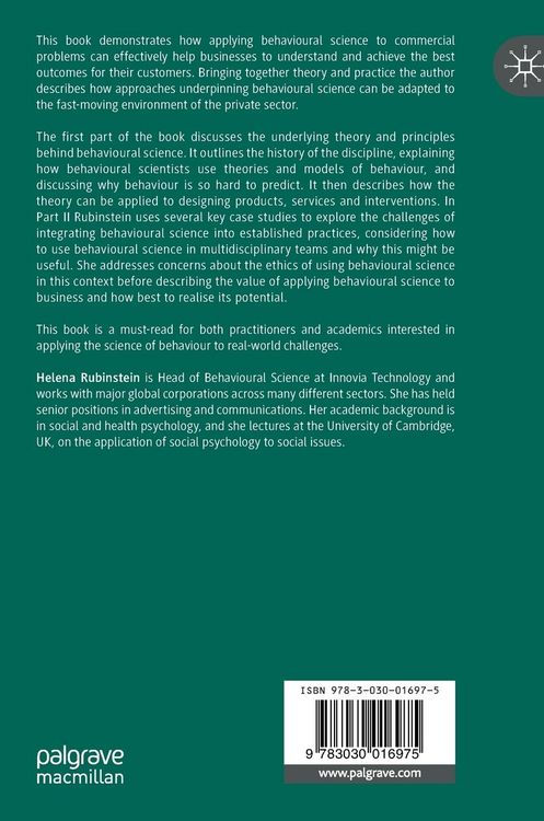 Produktbild: Applying Behavioural Science to the Private Sector