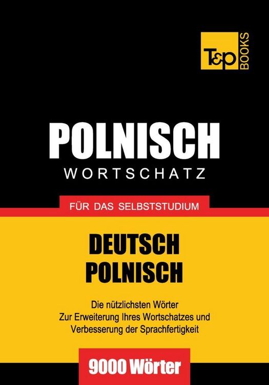 Produktbild: Wortschatz Deutsch-Polnisch f&uuml;r das Selbststudium - 9000 W&ouml;rter