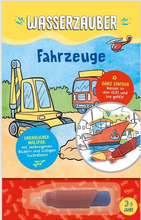 Produktbild: Wassermalbuch Fahrzeuge