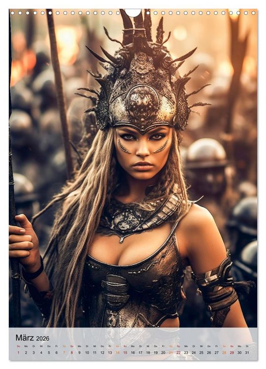 Produktbild: Fantasy Queens (Wandkalender 2026 DIN A3 hoch), CALVENDO Monatskalender
