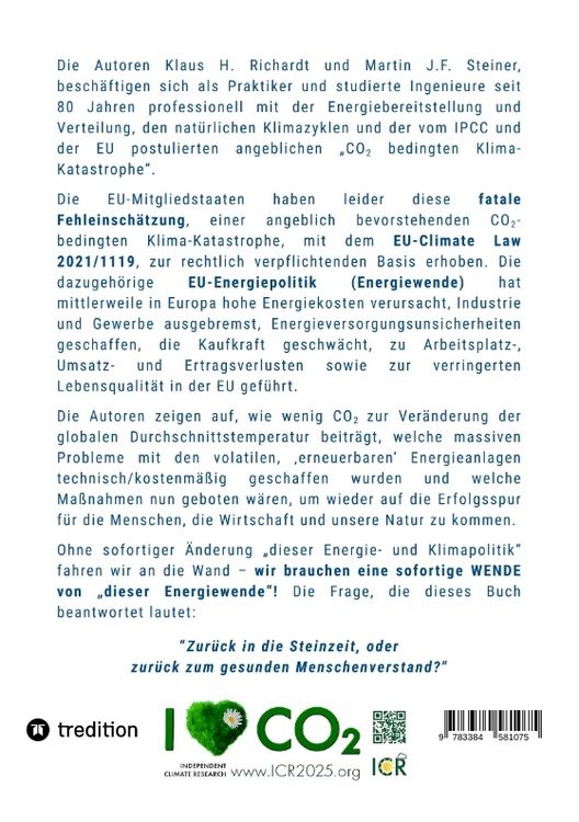 Produktbild: EU-Klimawahnsinn-Exklusiv zur&uuml;ck in die Steinzeit