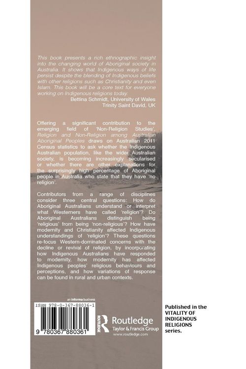 Produktbild: Religion and Non-Religion among Australian Aboriginal Peoples
