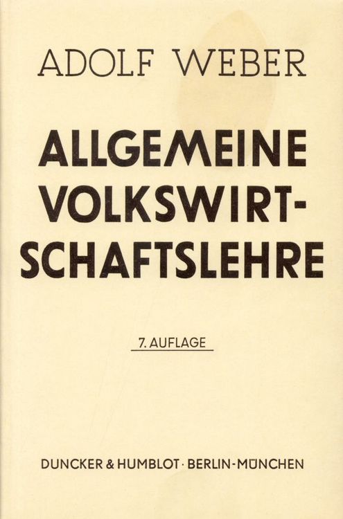 Produktbild: Allgemeine Volkswirtschaftslehre.