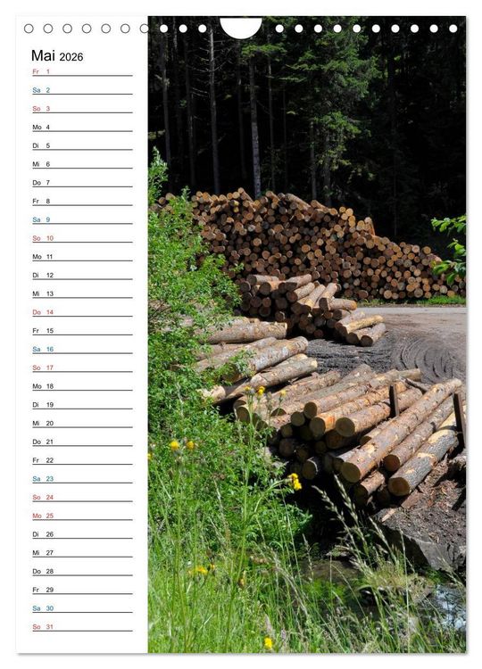 Produktbild: Schwarzwald (Wandkalender 2026 DIN A4 hoch), CALVENDO Monatskalender