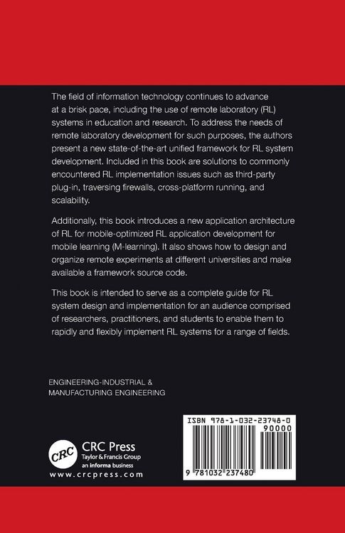 Produktbild: Development of a Remote Laboratory for Engineering Education