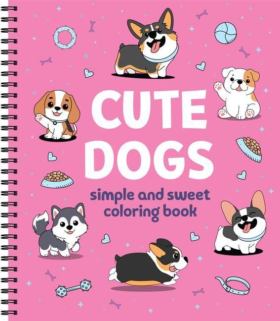 Produktbild: Simple and Sweet Coloring Book: Cute Dogs