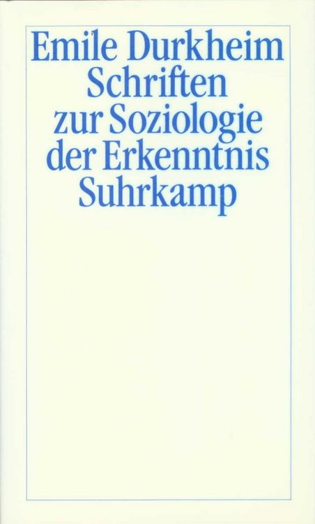 Produktbild: Schriften zur Soziologie der Erkenntnis