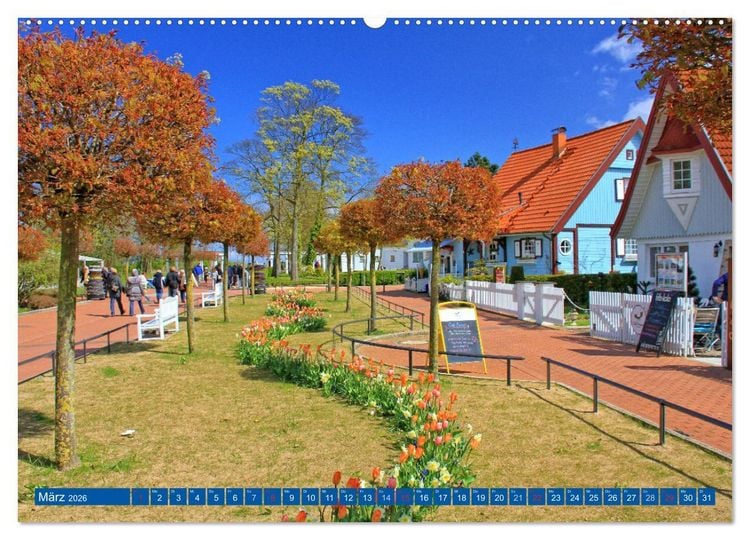 Produktbild: Boltenhagen &ndash; Sonne, Sand und Ferien an der Ostsee (hochwertiger Premium Wandkalender 2026 DIN A2 quer), Kunstdruck in Hochglanz