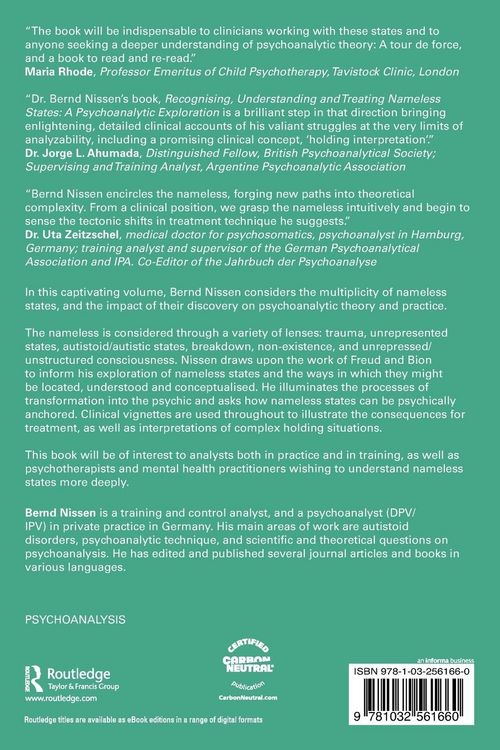 Produktbild: Recognising, Understanding and Treating Nameless States