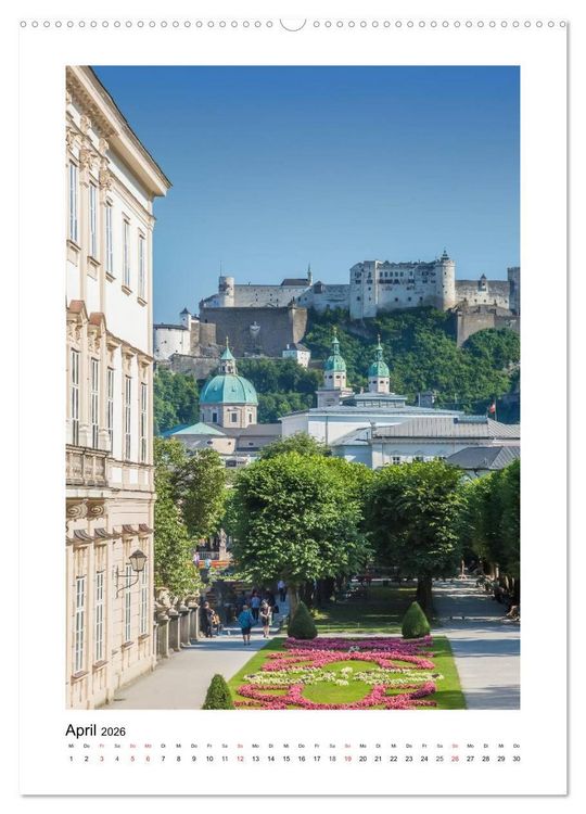 Produktbild: Wundersch&ouml;nes SALZBURG (Wandkalender 2026 DIN A2 hoch), CALVENDO Monatskalender