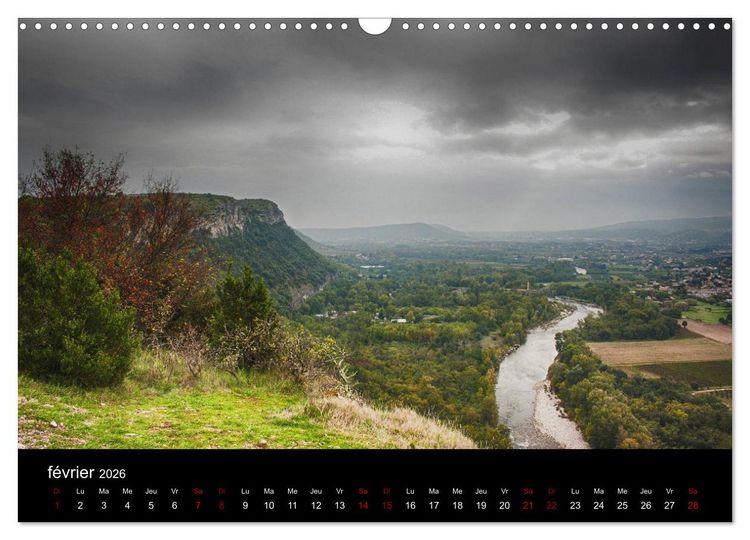 Produktbild: Horizons ard&eacute;chois (Calendrier mural 2026 DIN A3 vertical), CALVENDO calendrier mensuel