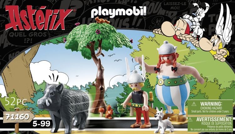 Produktbild: Playmobil&reg; Asterix Wildschweinjagd 71160