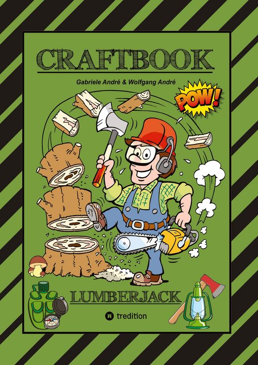 Produktbild: CRAFTBOOK - 100 SEITEN WALDLEBEN MIT TOLLEN AUSMALMOTIVEN - SPANNENDE KNIFFLIGE R&Auml;STEL - HOLZF&Auml;LLER - UMWELT