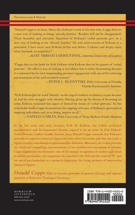 Produktbild: Erik Erikson's Verbal Portraits