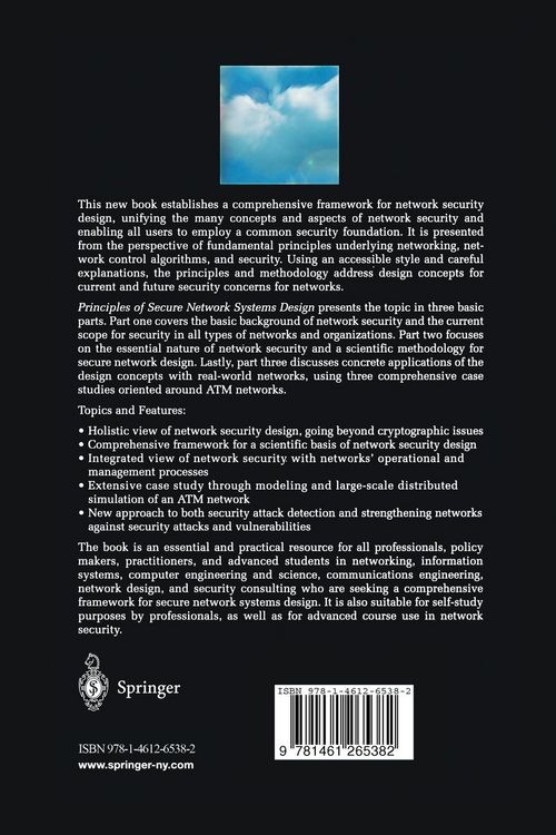 Produktbild: Principles of Secure Network Systems Design