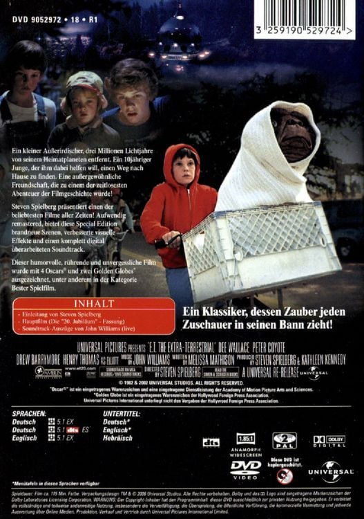 Produktbild: E.T. - Der Au&szlig;erirdische