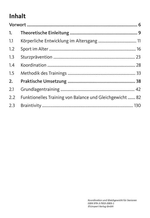 Produktbild: Koordination und Gleichgewicht f&uuml;r Senioren