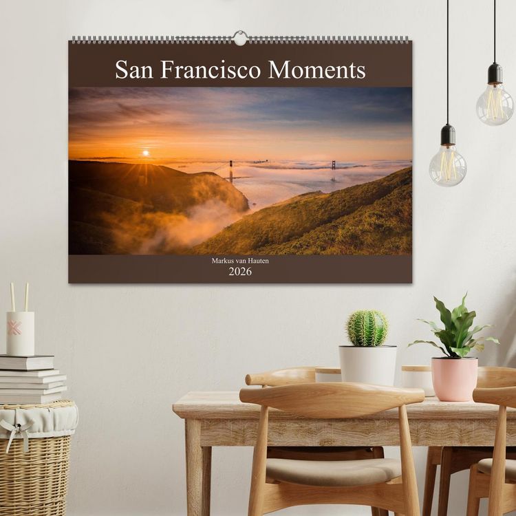 Produktbild: San Francisco Moments (Wandkalender 2026 DIN A2 quer), CALVENDO Monatskalender