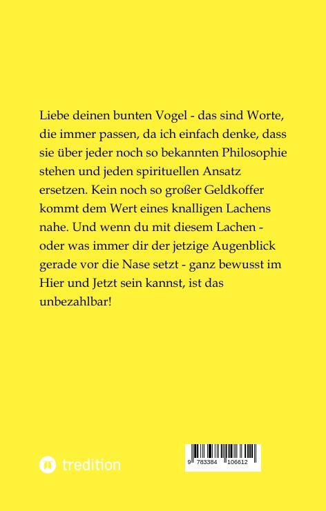 Produktbild: Liebe deinen bunten Vogel