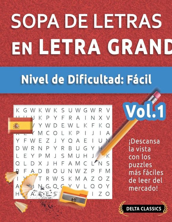Produktbild: SOPA DE LETRAS EN ESPA&Ntilde;OL - NIVEL DE DIFICULTAD