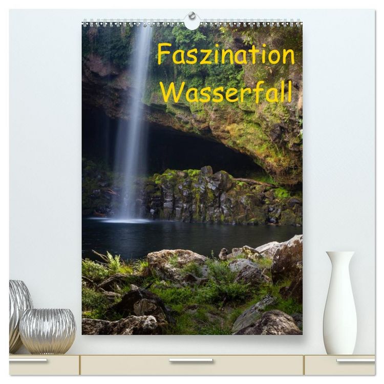 Produktbild: Faszination Wasserfall (hochwertiger Premium Wandkalender 2026 DIN A2 hoch), Kunstdruck in Hochglanz