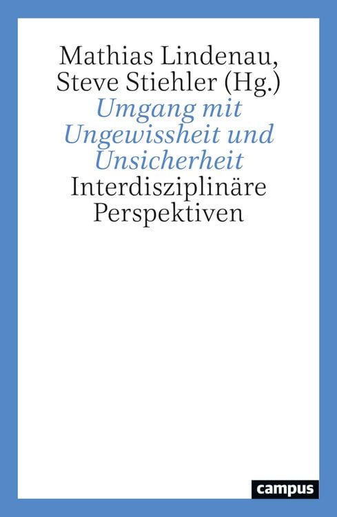 Produktbild: Umgang mit Ungewissheit und Unsicherheit
