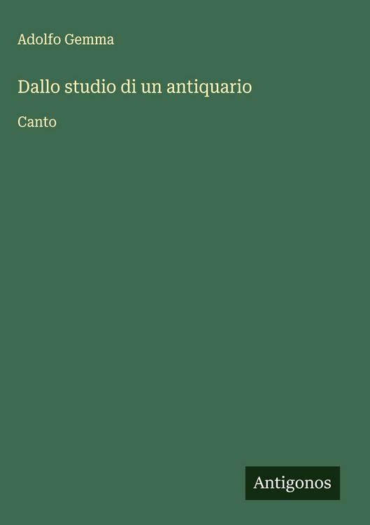 Produktbild: Dallo studio di un antiquario
