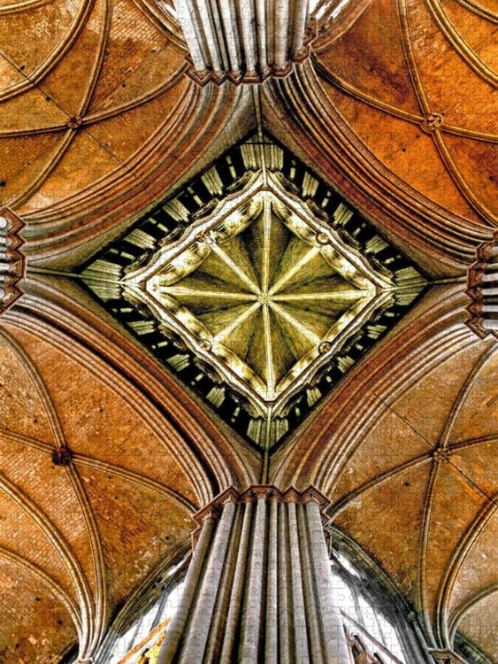 Produktbild: CALVENDO Puzzle Kathedrale von Rouen | 1000 Teile Lege-Gr&ouml;&szlig;e 64x48cm Foto-Puzzle f&uuml;r gl&uuml;ckliche Stunden