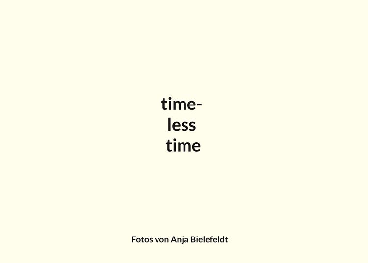 Produktbild: Timeless time