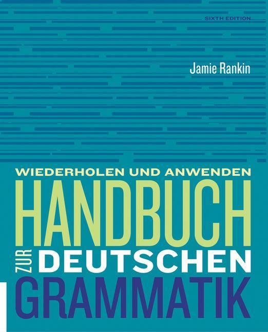 Produktbild: Handbuch zur deutschen Grammatik