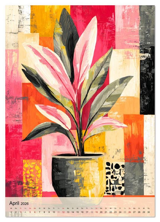 "Kunst trifft Pflanze. Zimmerpflanzen als moderne FarbPortraits
