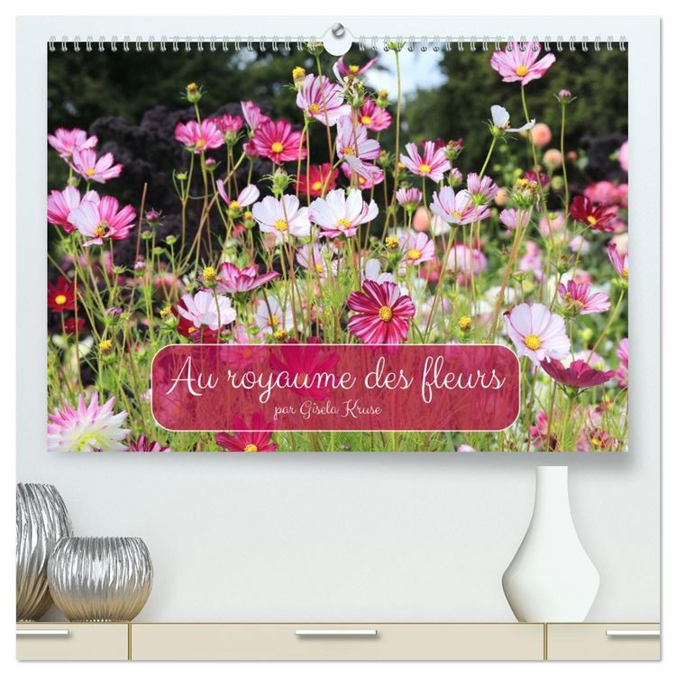 Produktbild: Au royaume des fleurs (Calendrier mural 2026 DIN A2 vertical) calendrier de bureau