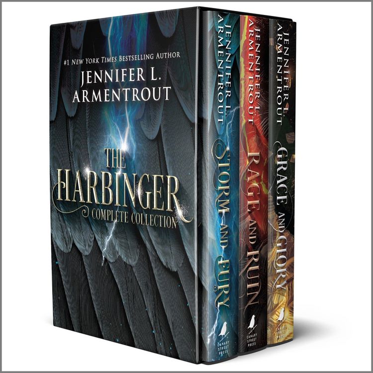 Produktbild: Jennifer Armentrout Harbinger Series Box Set: Storm and Fury, Rage and Ruin, Grace and Glory