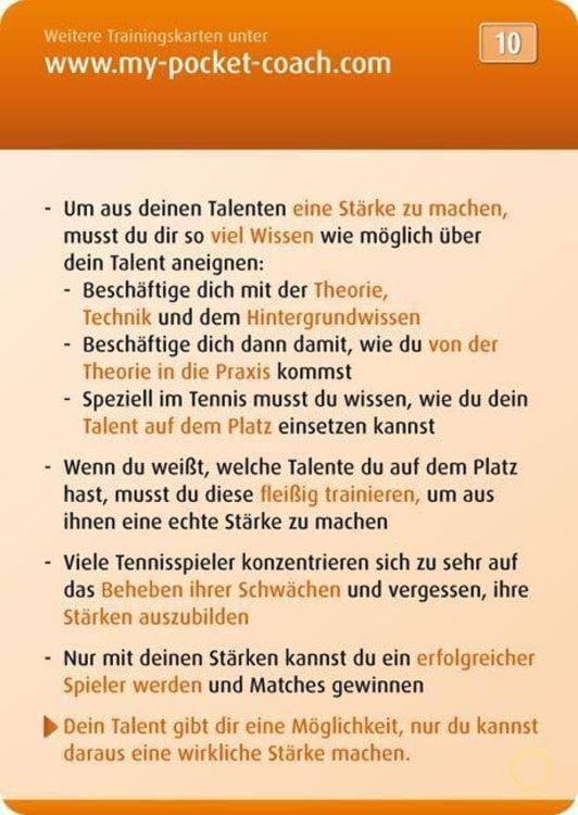 Produktbild: My Pocket Coach Tennis
