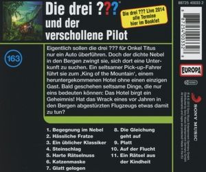 Produktbild: Die drei ??? (163) und der verschollene Pilot