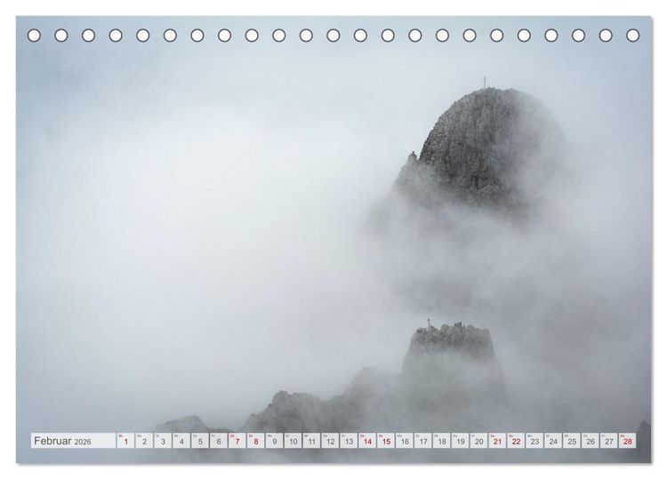Produktbild: Malerische Alpen - Fesselnde Landschaften (Tischkalender 2026 DIN A5 quer), CALVENDO Monatskalender