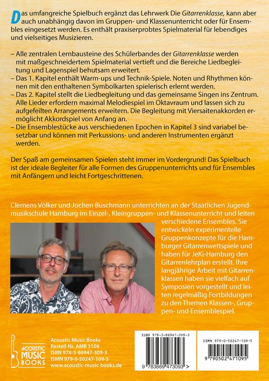 Produktbild: Die Gitarrenklasse. Das Spielbuch.