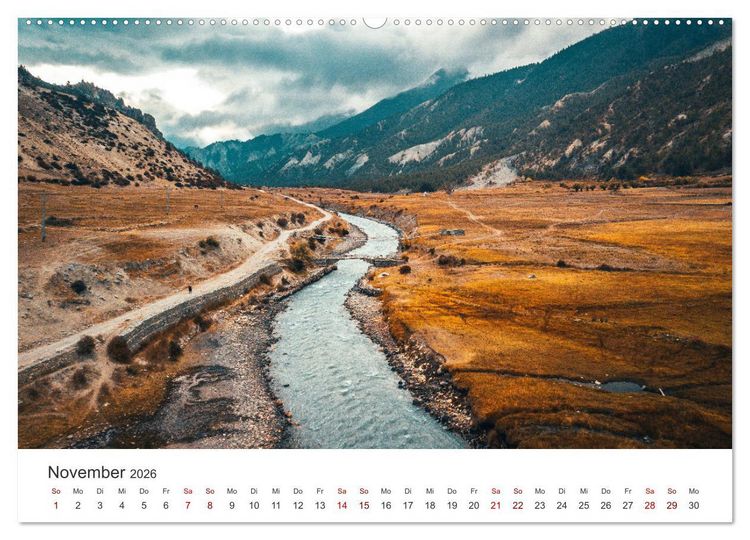 Produktbild: Nepal - Eine bezaubernde Reise nach Asien. (hochwertiger Premium Wandkalender 2026 DIN A2 quer), Kunstdruck in Hochglanz