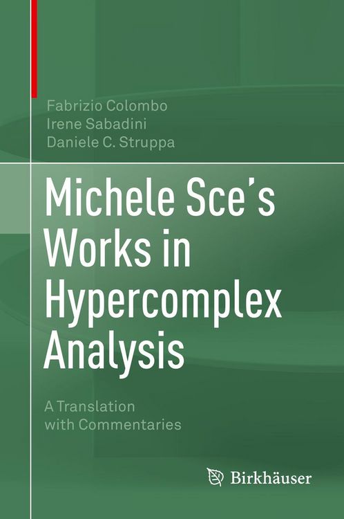Produktbild: Michele Sce's Works in Hypercomplex Analysis