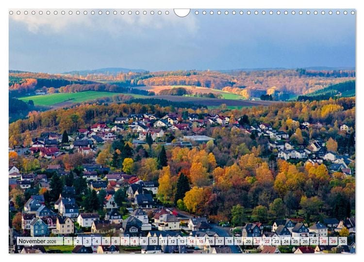 Produktbild: SIEGEN Stadt auf acht Bergen (Wandkalender 2026 DIN A3 quer), CALVENDO Monatskalender